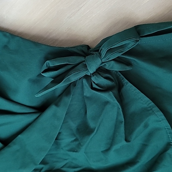 NWT Nine West Green wrap top size S. - Picture 4 of 8